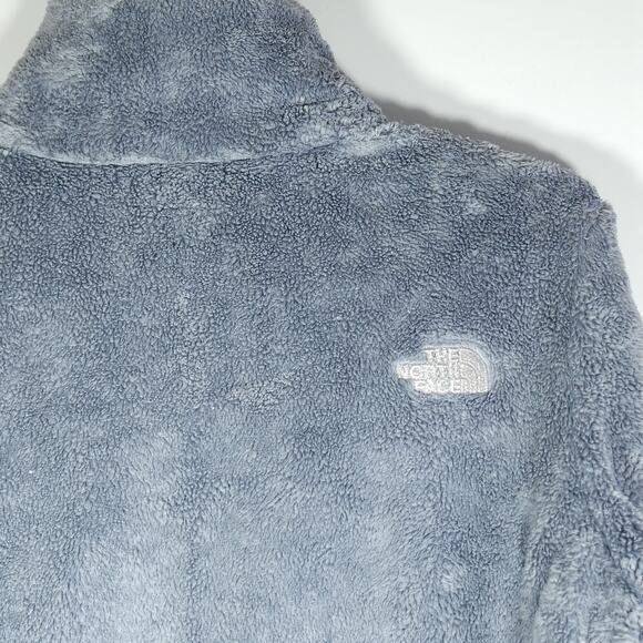 The North Face Women's Osito Small Gray Fuzzy Soft Full-Zip Fleece Jacket - Picture 13 of 13
